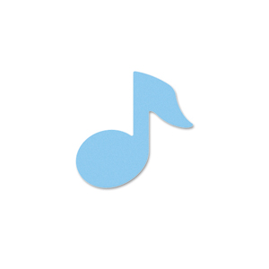 【カール】ミドルサイズクラフトパンチ　ミュージック 1個/CP-2ミュージック