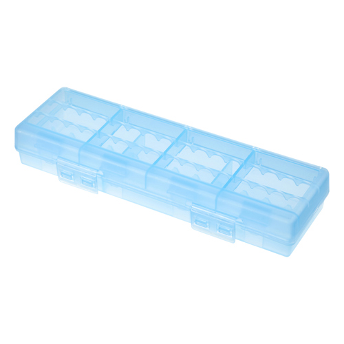 【サンワサプライ】電池ケース（単３形、単４形対応大容量タイプ・ブルー） １個/DG-BT6BL