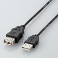 【エレコム】エコＵＳＢ延長ケーブル（２ｍ）　ＲｏＨＳ指令準拠（ブラック） １本/USB-ECOEA20