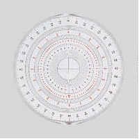 【岡本製図器械】全円分度器　径150ｍｍ　径150ｍｍ １枚/39-2015(BO-15)