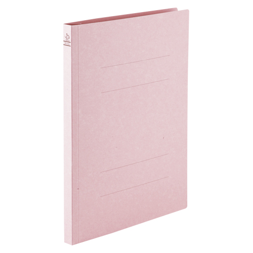 【ファイル】フラットファイル　Ａ４判タテ型（紙表紙）（背幅１８ｍｍ）（ピンク） １冊/FK-A4