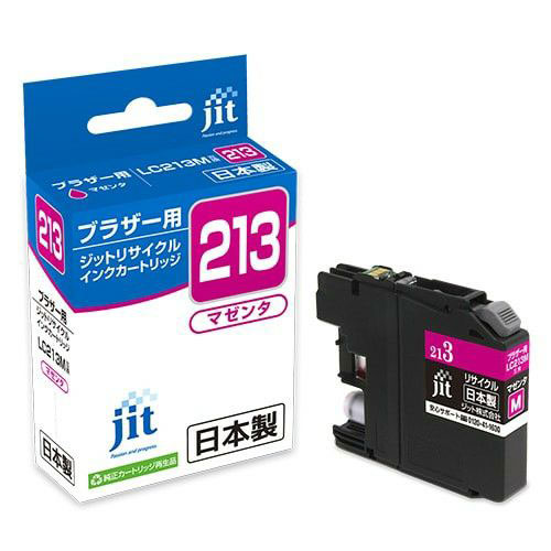 【ジット】インクジェットカートリッジ JIT B213M (LC213M) ブラザー用 リサイクル　ＨＷＪＩ０８１ １個/JIT-B213M
