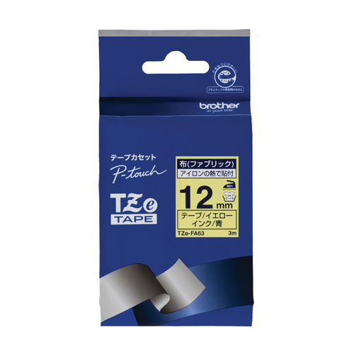 【ブラザー】ファブリックテープ　ＴＺｅ－ＦＡ６３ １巻/TZe-FA63