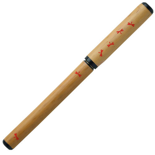 【あかしや】天然竹筆ペン　蜻蛉／桐箱 １本/AK3200MK-39