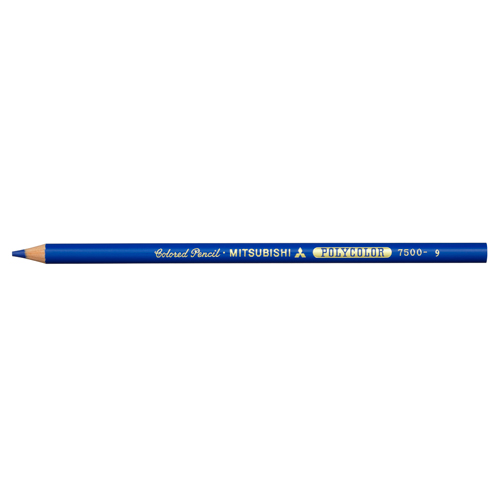 【三菱鉛筆】色鉛筆　ポリカラー７５００　＃９　ぐんじょう色 １Ｄ/K7500.9