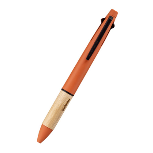 【三菱鉛筆】ジェットストリーム４＆１×カリモク家具（サンセットオレンジ） １本/MSXE5-KF-05.4