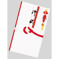 【菅公工業】一般用金封（お祝い）　外寸：横１１０×縦１８５ｍｍ １枚/キ035