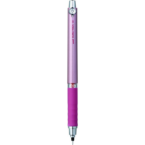 【三菱鉛筆】クルトガ　ラバーグリップ付モデル　０．５ｍｍ（ピンク） １本/M56561P.13