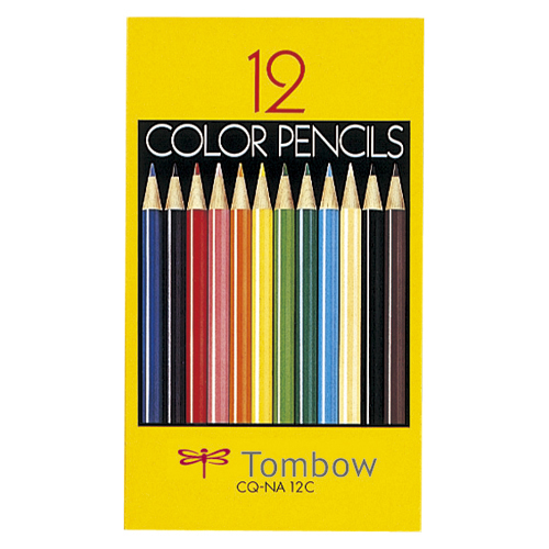 【トンボ鉛筆】色鉛筆　紙箱　ＮＡ　１２色セット １セット/CQ-NA12C