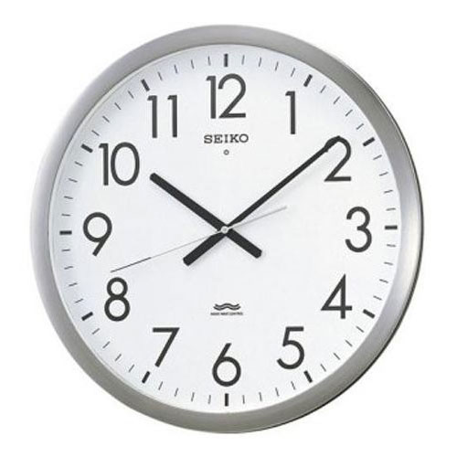 【セイコー】オフィス電波掛時計（シルバー） １個/KS266S