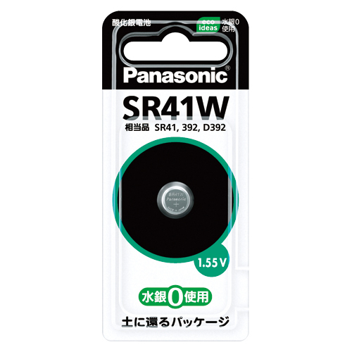 【パナソニック】ボタン型酸化銀電池 １個/SR41WP