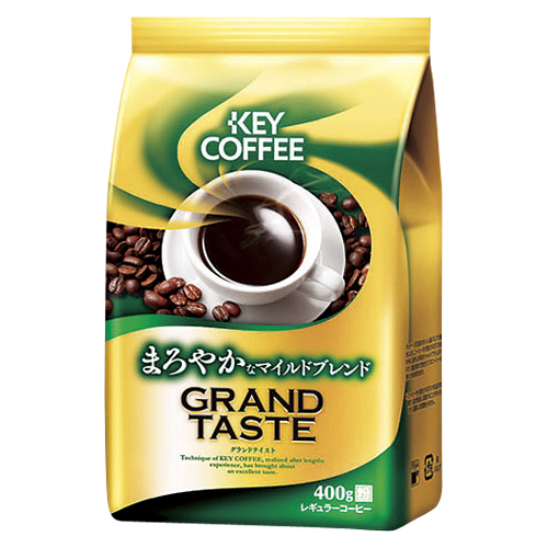 【キーコーヒー】キーコーヒー　グランドテイスト　まろやかなマイルドブレンド　４００ｇ １袋/567595