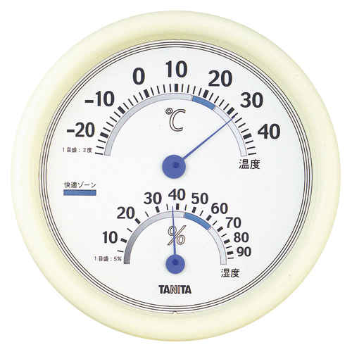 【タニタ】温湿度計（ホワイト） １個/TT-513-WH