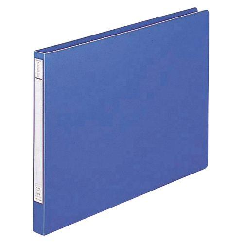 【リヒトラブ】パンチレスファイル・ＨＥＡＶＹ　ＤＵＴＹ　ヨコ型（背幅２５ｍｍ）（藍） １冊/F-372