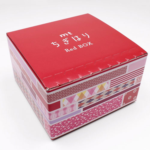 【カモ井加工紙】ｍｔちぎはり　Ｒｅｄ　ＢＯＸ　マステ　マスキングテープ　mt ちぎはり BOX（Red） ６９巻/MTWBOX01