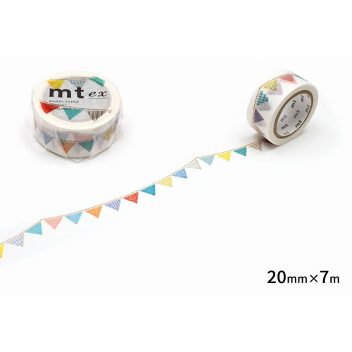 【カモ井加工紙】ＥＸフラッグ　マスキングテープ　マステ １巻/MTEX1P82R