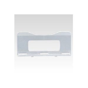 【岐阜プラスチック工業】折りたたみコンテナーＦ－Ｂｏｘ　カード差し　外寸：横８０×縦３７ｍｍ（透明） １枚/RS80X37