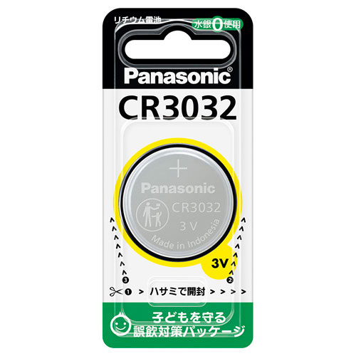 【パナソニック】コイン型リチウム電池 １個/CR3032