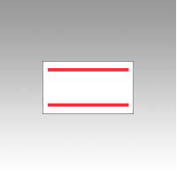 【サトー】ハンドラベラー　強化プラスチック製　ラベル強粘　仕様：赤２本線 １０巻/0-11-99904-2