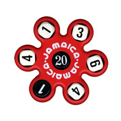 【トモエ】ジャマイカ　赤　サイコロ計算ゲーム　ＪＡＭＡＲ　知育玩具（赤） １個/JAMAR