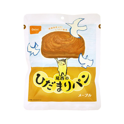 【尾西食品】尾西のひだまりパン　メープル　約５年保存　非常食　保存食 １袋/4005