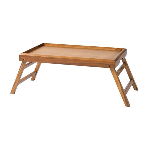 【東谷】フォールディングトレーテーブル　木製　折りたたみ　ＧＴ－６６０（ブラウン） １台/GT-660