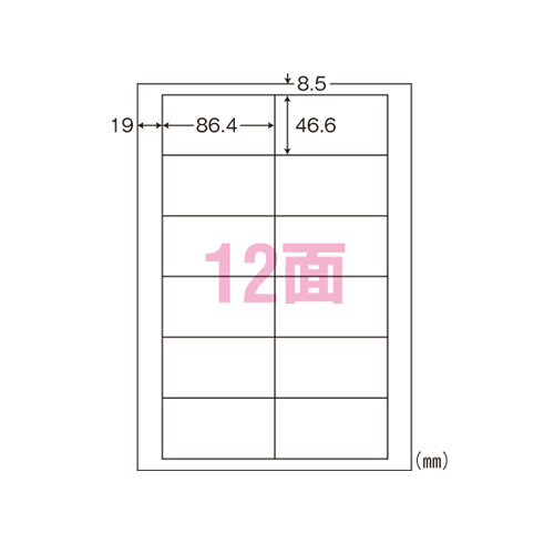 【東洋印刷】シンプルパック　Ａ４判　規格：Ａ４判１２面 ５００枚/LDW12PBA
