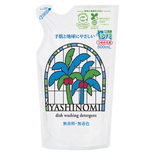 【サラヤ】ヤシノミ洗剤　詰替用　容量：５００ｍｌ １袋/ヤシノミ洗剤詰替用