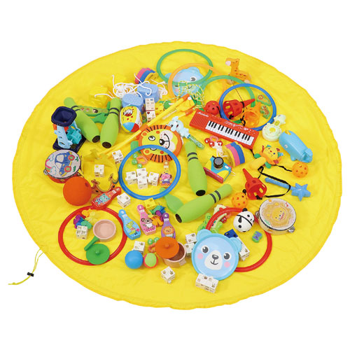 【アーテック】おもちゃ収納袋　１４５ｃｍ　プレイマット　おかたづけ　簡単収納　幼児　子供　 １個/009583