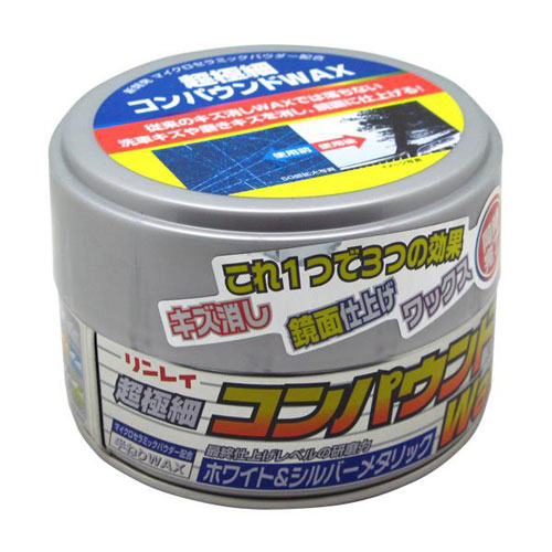 直送品　コンパウンド　ＷＡＸ　丸缶　ホワイト＆シル・・・