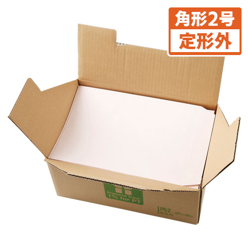 【寿堂】カラー上質封筒（サイド貼り）　角２・５００枚入（シール付）（サクラ） ５００枚/10556