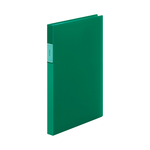 【キングジム】フェイバリッツ　クリアーファイル（透明）　Ａ４判タテ型　４０ポケット（緑） １冊/FV166TWミト