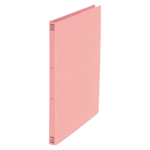 【日本ノート】フラットファイル　Ａ４判タテ型（紙表紙）（背幅１８ｍｍ）（ピンク） １冊/HL1054N
