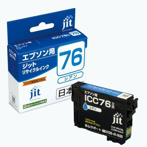 【ジット】ＪＩＴエプソンＩＣＣ７６互換 １個/JIT-AE76C