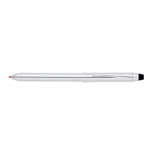 【クロス】テックスリー　２色ボールペン１．０（黒・赤）＋シャープ０．５（クローム） １本/NAT0090-1ST