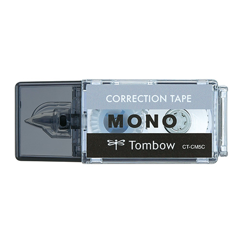 【トンボ鉛筆】修正テープモノポケット（ブラック） １個/CT-CM5C10