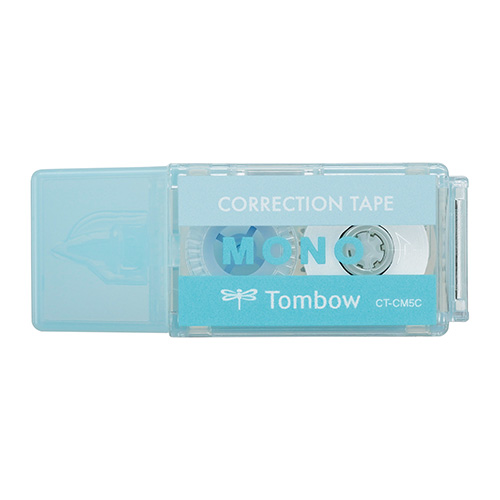 【トンボ鉛筆】修正テープモノポケット（ブルー） １個/CT-CM5C40