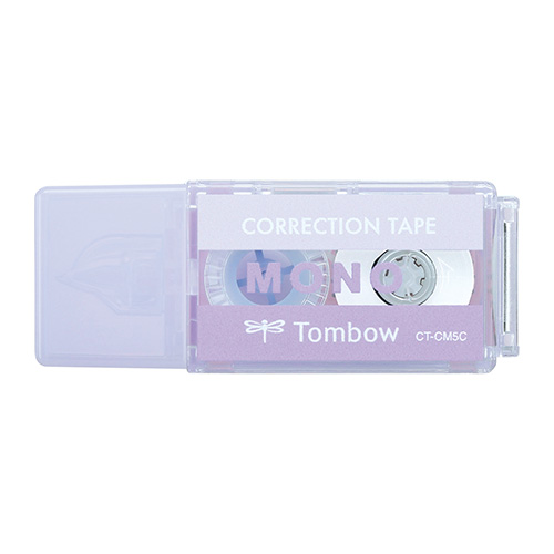 【トンボ鉛筆】修正テープモノポケット（パープル） １個/CT-CM5C90