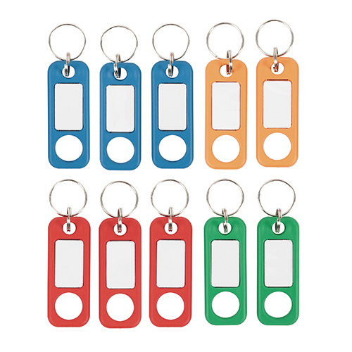【カール】キーボックス　キーホルダー（赤、青、橙、緑） １０個/KT-10