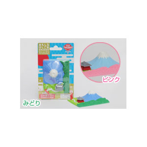 【イワコー】おもしろ消しゴム（ブリスターパック）　富士山と神社　１セット（5パック入） /ER-BRI036