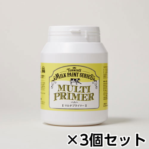 【ターナー】ミルクペイント　メディウム　４５０ｍｌ　ボトル入り　１セット（３個） Ｎｏ２０８（マルチプライマー）/MK450208