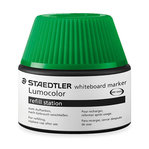 【ステッドラー】ルモカラー　ホワイトボードマーカー（補充インク）　３５１用（グリーン）/488 51-5