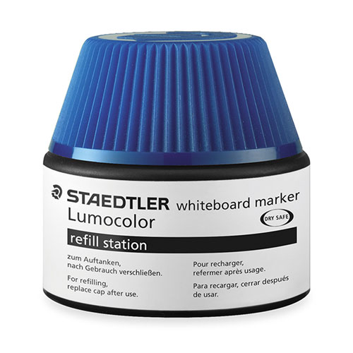 【ステッドラー】ルモカラー　ホワイトボードマーカー（補充インク）　３５１用（ブルー）/488 51-3