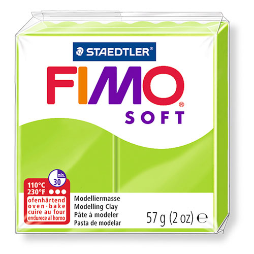 【ステッドラー】フィモ　ソフト　オーブン粘土（アップルグリーン） 1個/8020-50