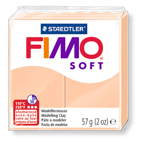 【ステッドラー】フィモ　ソフト　オーブン粘土（フレッシュ） 1個/8020-43