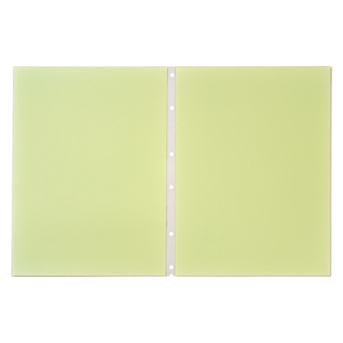 【キングジム】クリアーファイルヒクタス±スティックタイプ（緑） １セット/7103EDミト