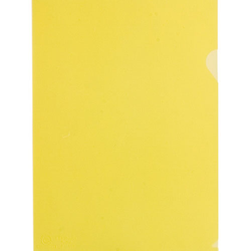 【キングジム】インデックスホルダー　リサイクル　Ａ４タテ型（黄） １０枚/735R10キイ