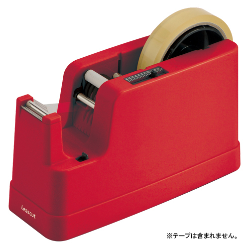 【ナカバヤシ】テープカッター　レスカット（レッド） １個/NTC-LC1R