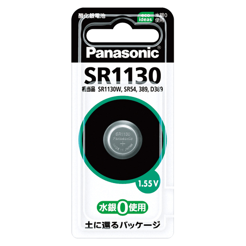 【パナソニック】ボタン型酸化銀電池 １個/SR1130P