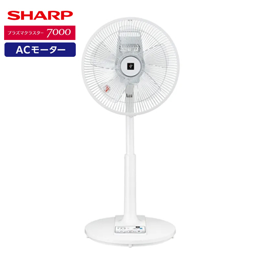 【シャープ】プラズマクラスター扇風機　リビングファン　ＡＣモーター（ホワイト） １台/PJ-S3AS-W